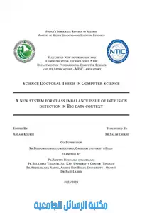 A new system for class imbalance issue of intrusion detection inbig data context